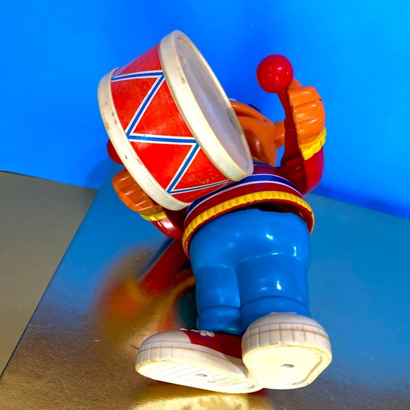 SESAME STREET VINTAGE ERNIE WIND UP DRUMMER TOY BY ILLCO JIM HENSON MUPPETS 7” - Picture 11 of 16
